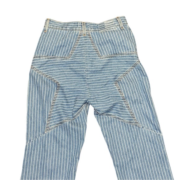REVICE Flare Striped Star Butt Jeans - Picture 3 of 9